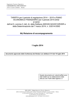 6b) Relazione di accompagnamento