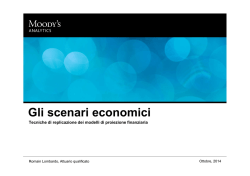 "Gli scenari economici" - Romain Lombardo