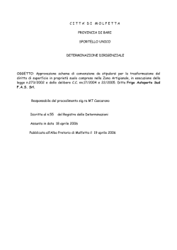Scarica Allegato - Comune di Molfetta