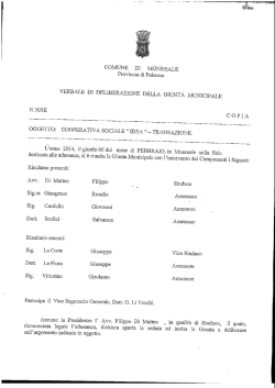 20140212_4695_141_Deliberazioni di G.M. n.30 e n.31_Giunta