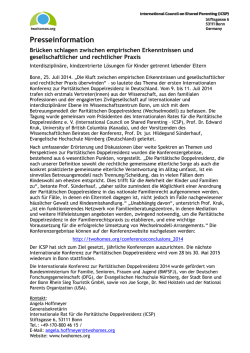 Program of the International Conference on