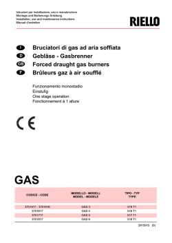 Bruciatori di gas ad aria soffiata Gebl&auml;se - Gasbrenner
