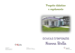 Progetto didattico 2014-15