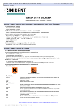 SCHEDA DATI DI SICUREZZA