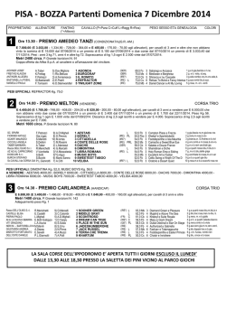 Il programma in formato