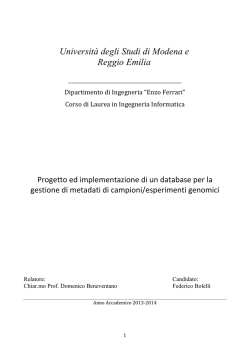 Universit&agrave; degli Studi di Modena e Reggio Emilia