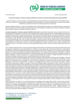 Leggi il CS - Eurofishmarket