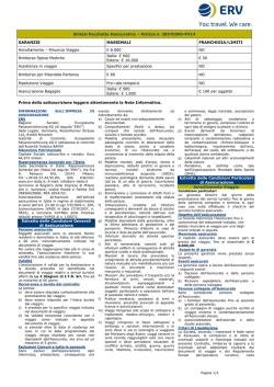 Estratto Condizioni Assicurazione