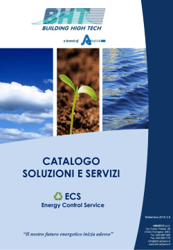 Catalogo Soluzioni ECS