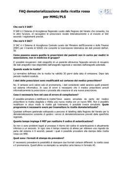 FAQ MMG PLS - Azienda ULSS 2 Feltre