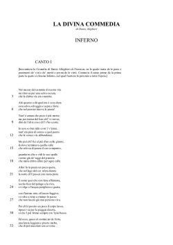 Divina Commedia di Dante: Inferno