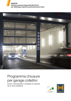 Programma chiusure per garage collettivi