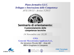 Seminario S.I.C. - CIG - Asi - Consorzio Imprenditori Giugliano