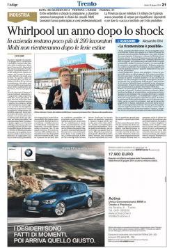 Chiusura Whirpool, un anno dopo
