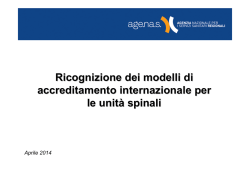 Allegato_7 Presentazione ACCREDITAMENTO Unit&agrave; Spinali 2
