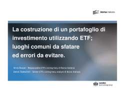 ETF - Borsa Italiana