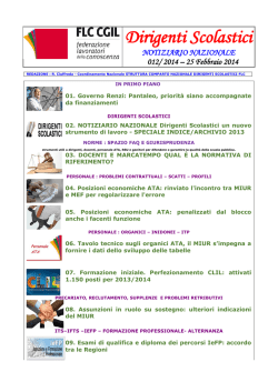 Dirigenti Scolastici - FLC CGIL Lombardia