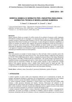 aias 2014 – 301 verifica sismica di serbatoi per l