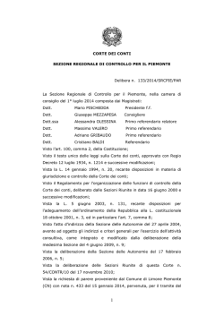 Sezione regionale di controllo per il Piemonte