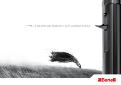 LA GAMMA DEI MANCINI / LEFT-HANDED SERIES