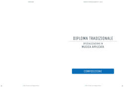Scarica il programma didattico - Saint Louis College of Music