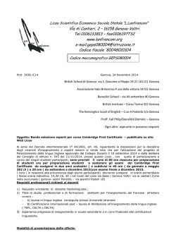 Bando Completo - l. lanfranconi