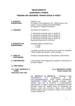 Scarica qui il regolamento completo