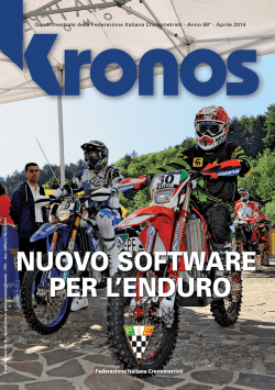 Numero 1 - Crono Savona