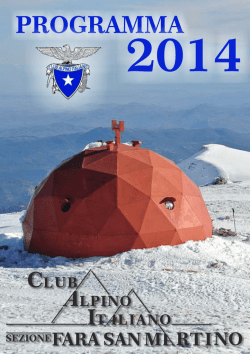 PROGRAMMA - CAI Fara San Martino