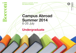 Undergraduate brochure