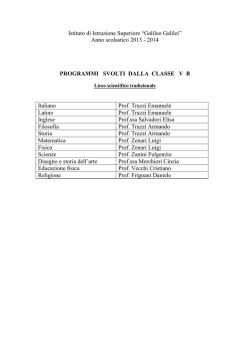 programmi - galilei ostiglia