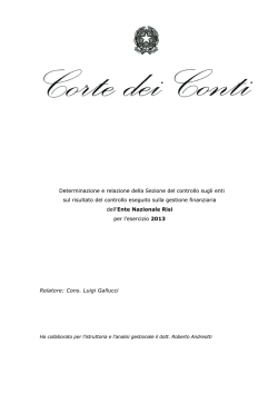 Sezione del controllo sugli enti - Delibera n. 54