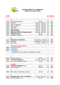 listino privati 2014