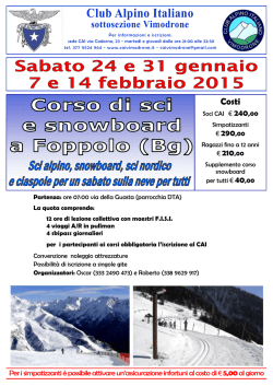 Locandina - CAI Vimodrone