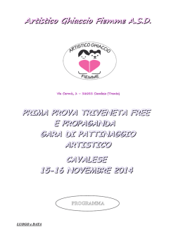 Annuncio 1a Prova Triveneta Free