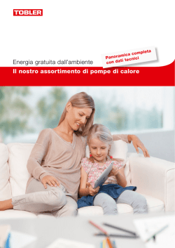 Prospetto pompe di calore