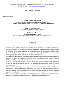 Scarica il programma per i medici