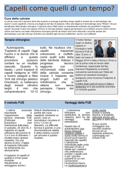 Text based newsletter - Trapianto capelli Turchia