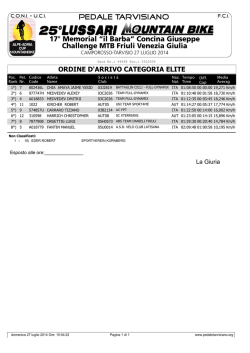 Download classifica completa edizione 2014
