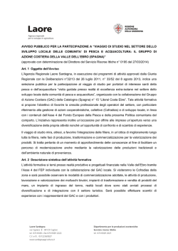 Avviso [file] - Regione Autonoma della Sardegna