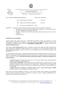 Nota dg del 20 agosto 2014 pdf - Ufficio Scolastico Regionale per il
