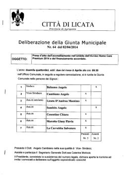 I CITT&Agrave; DI LICATA - Comune di Licata