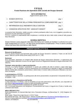 Fondo Pensione Dei Dipendenti delle Societ&agrave; del Gruppo