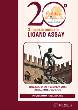 Programma Preliminare