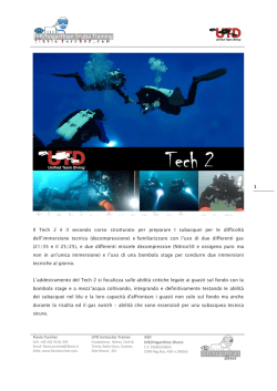 Scarica il programma del corso Tech 2 in formato PDF