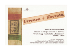 Untitled - Istituto di Storia Contemporanea di Ferrara