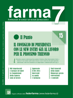 Farma 7 n. 15 del 18 aprile