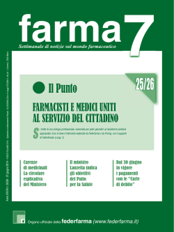 Farma 7 n. 25_26 del 27 giugno