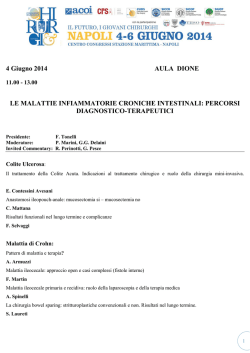 5 Giugno 2014 AULA DIONE