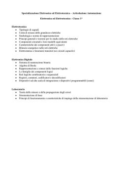 Programmi articolazione automazione